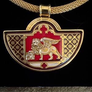 Frey Wille Venice Lion Pendent Necklace- in box never worn